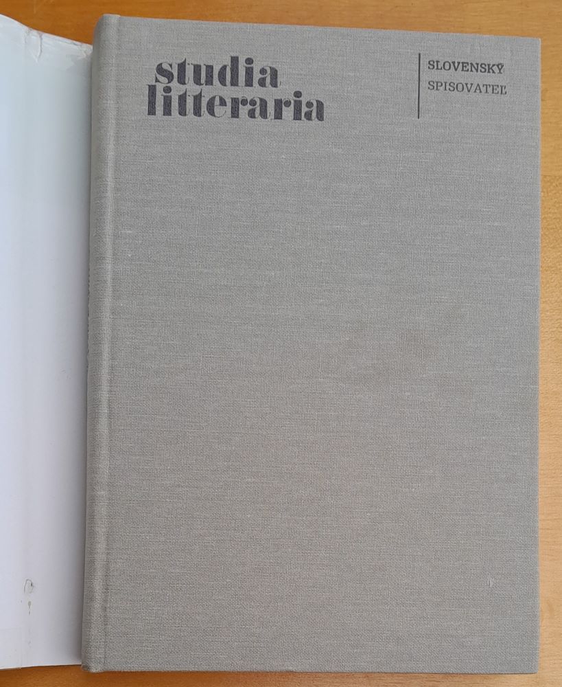 Na ceste k syntéze / Studia litteraria