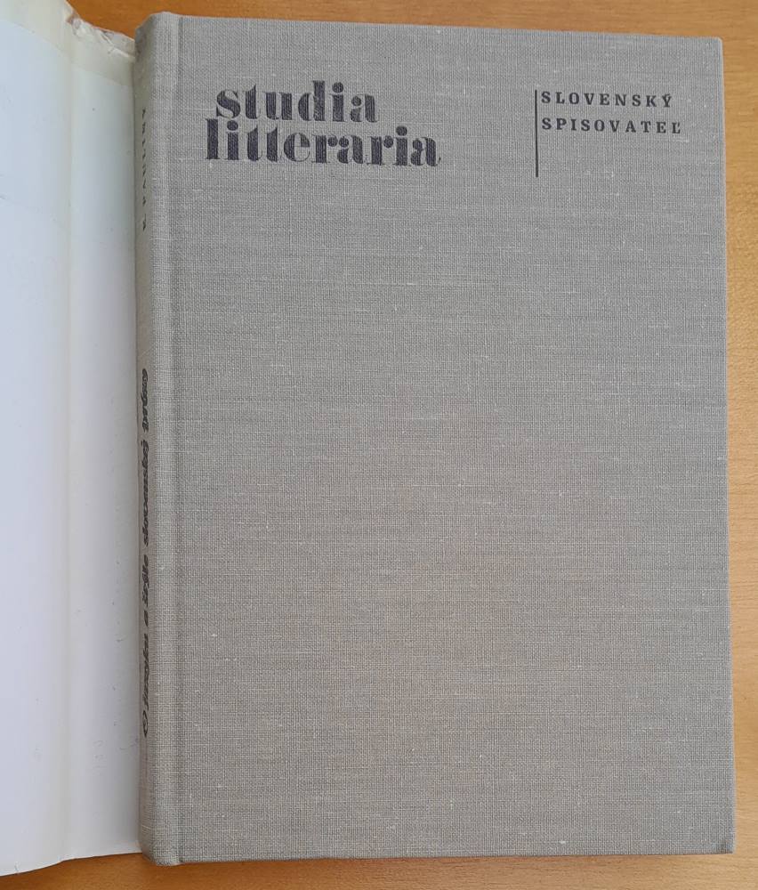 O jazyku a štýle slovenskej prózy / Studia litteraria