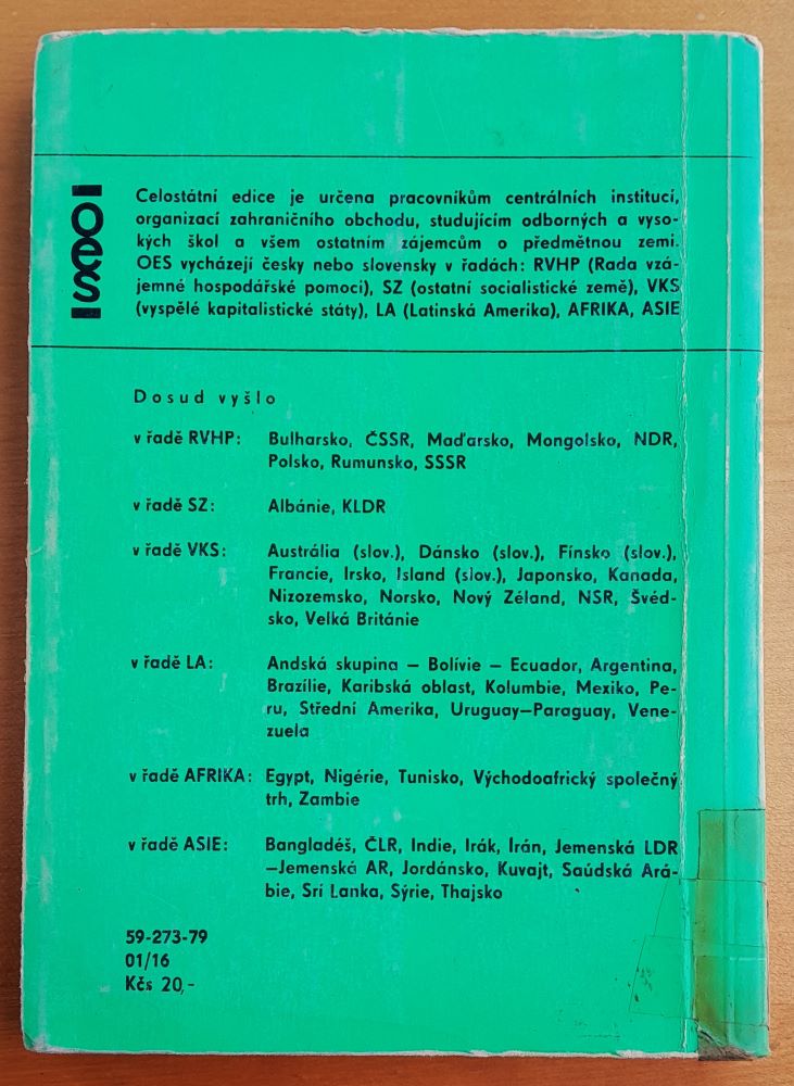 Itálie - San Marino / Obchodně ekonomické sborníky