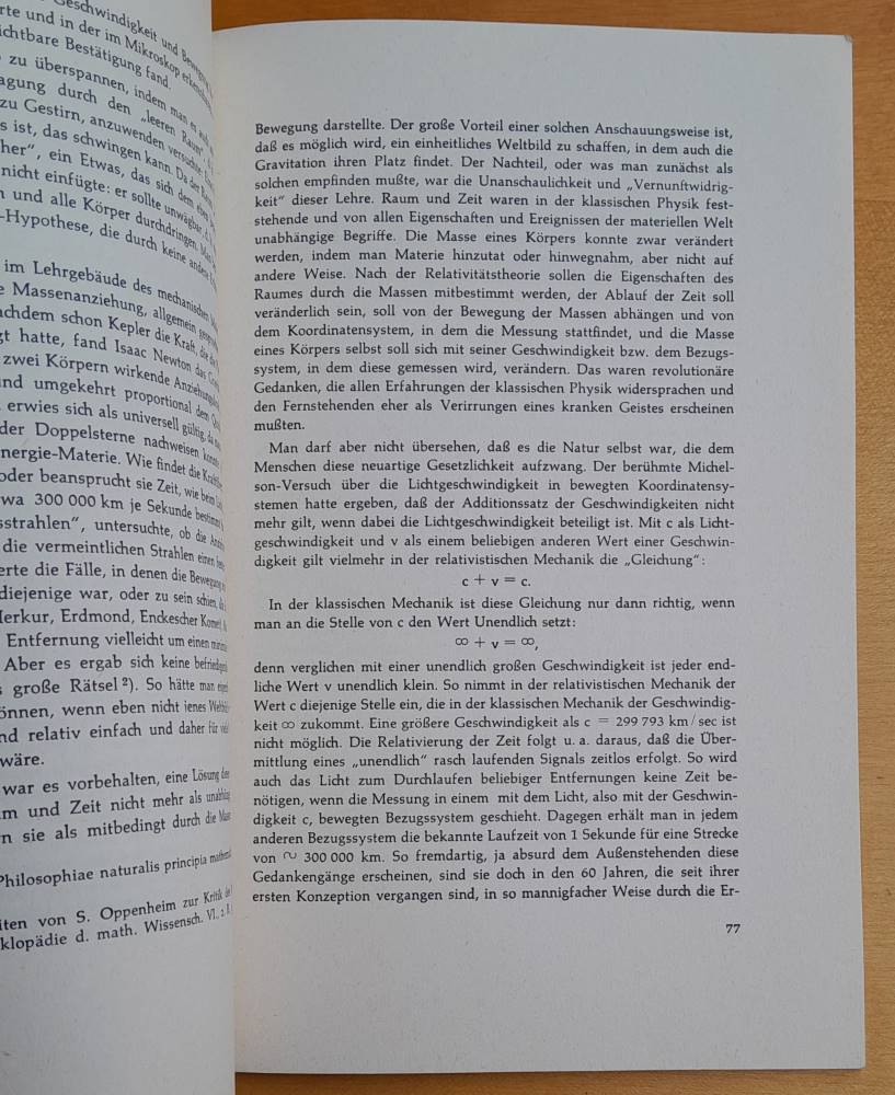Raum - Zeit - Materie - Kosmologie / Cuno Hoffmeister