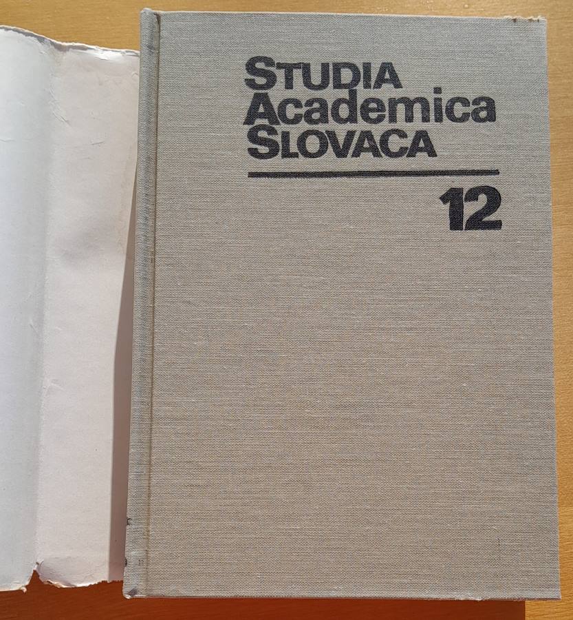 Studia Academica Slovaca 12