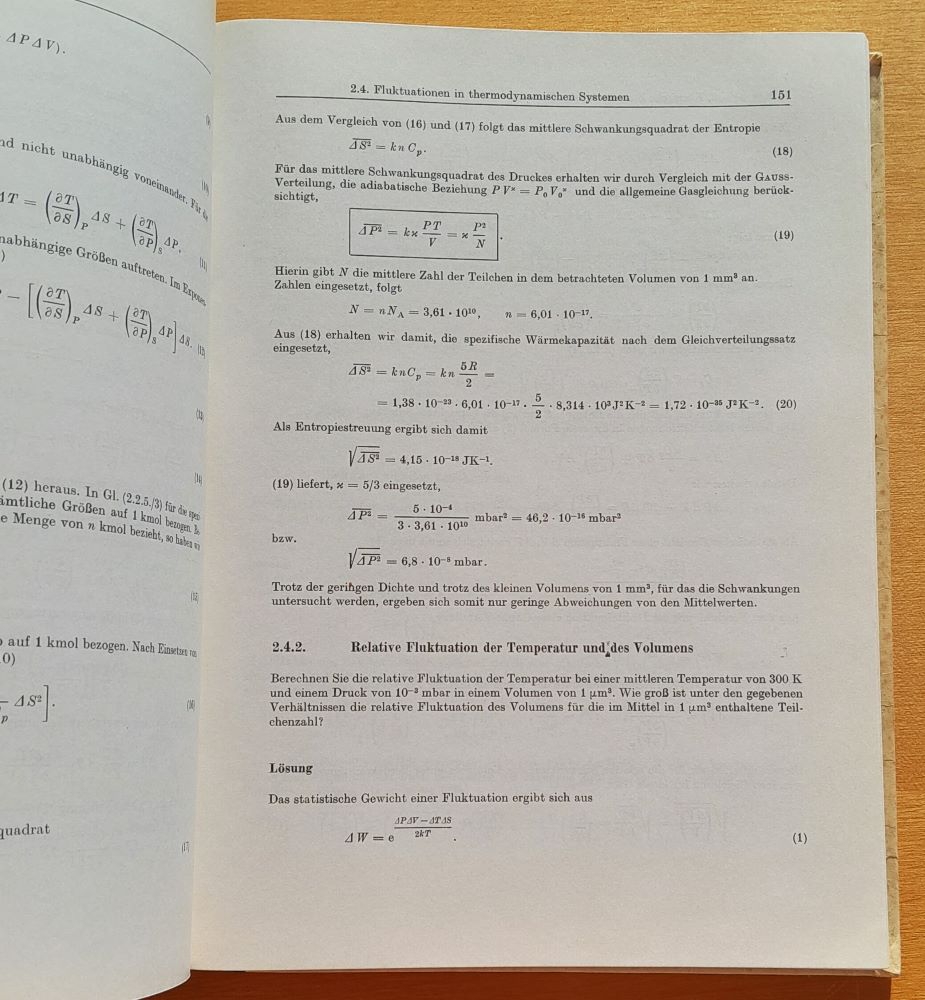 Statistische Physik in Beispielen / Štatistická fyzika v príkladoch