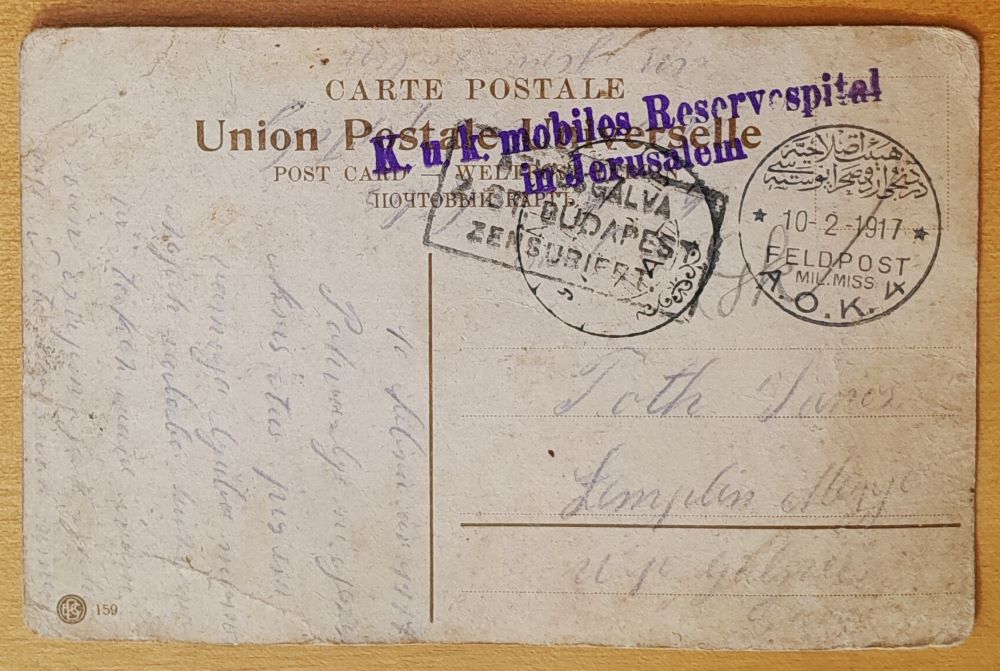 Izrael - Jeruzalem - Porte de Jaffa - 1917