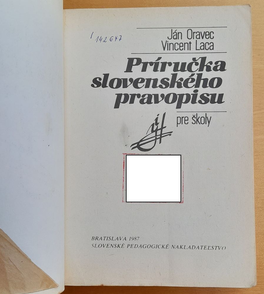 Príručka slovenského pravopisu pre školy