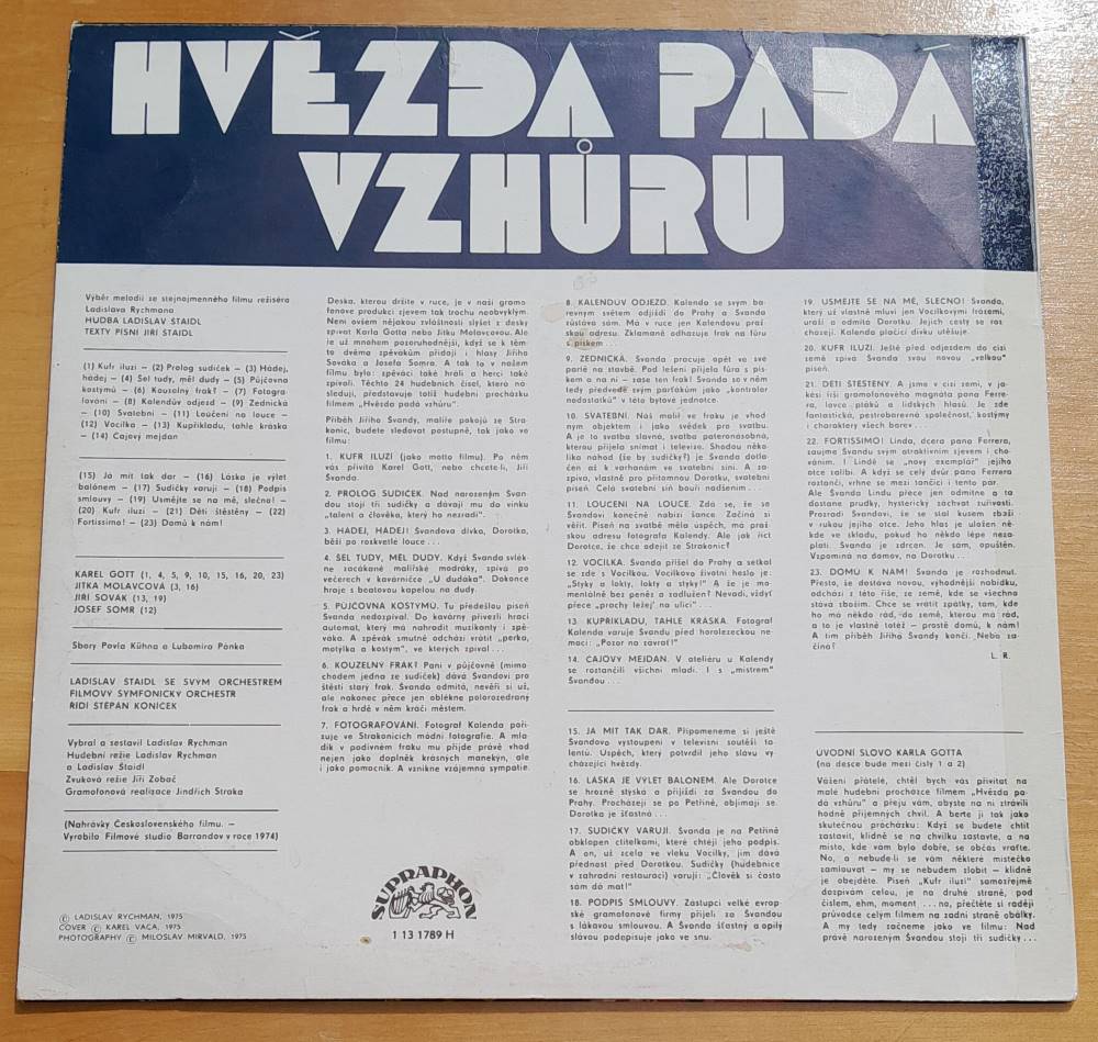 Karel Gott, LP platňa - long play