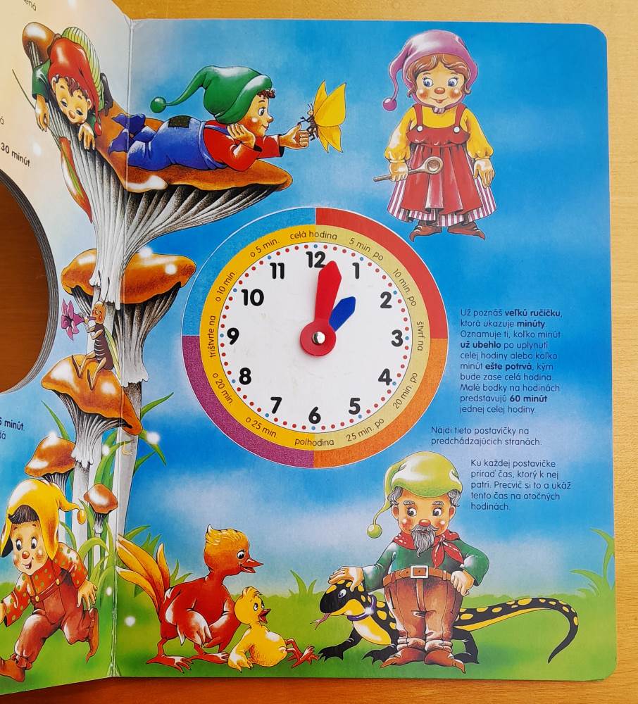 Veľká obrázková cvičebnica / Koľko je hodín