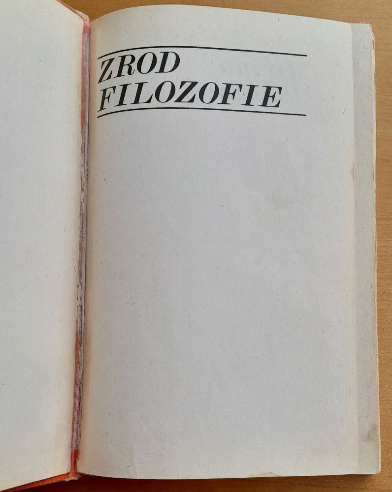Zrod filozofie 