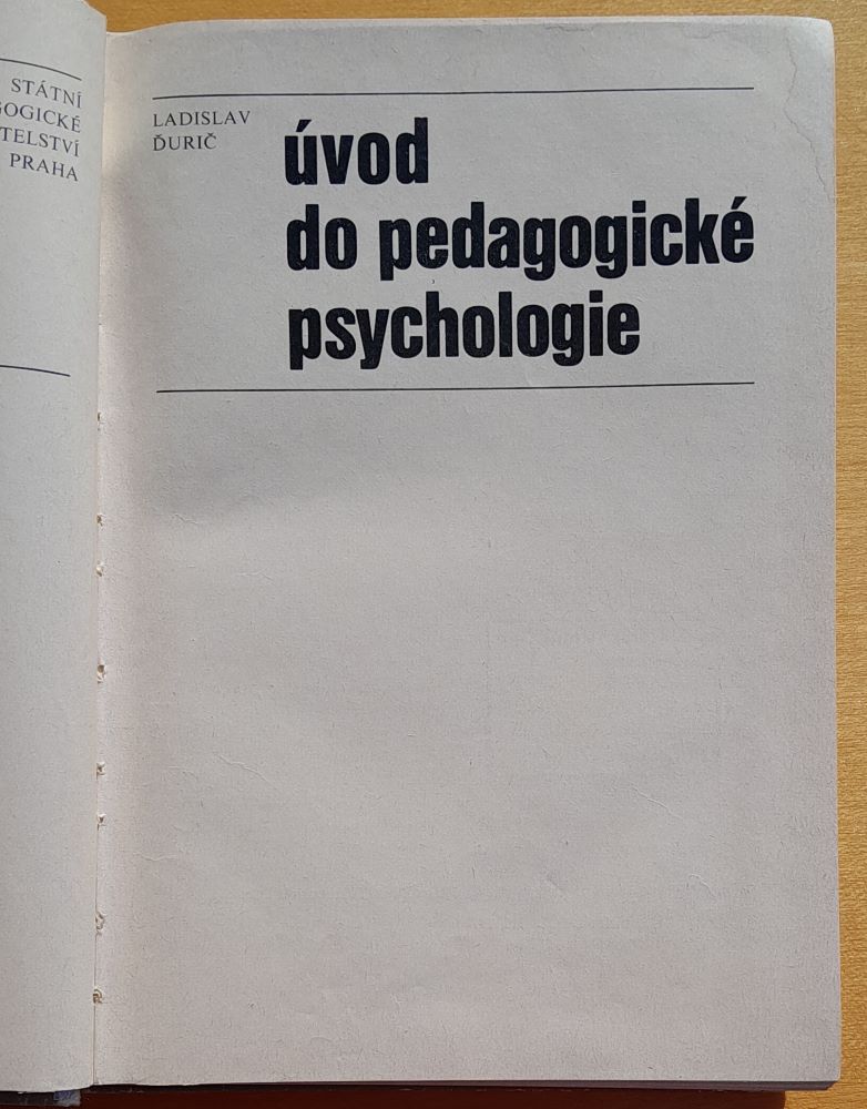 Úvod do pedagogickej psychológie