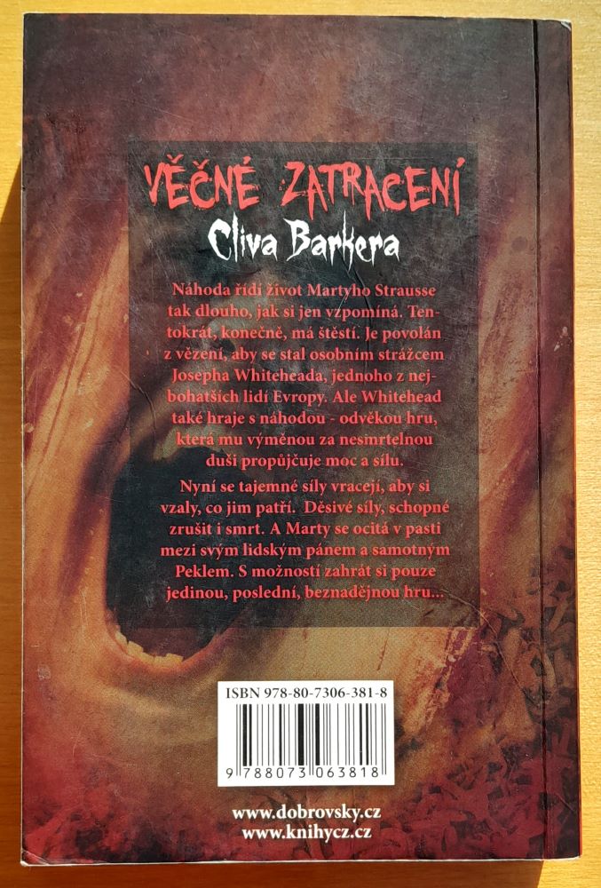 Věčné zatracení / Clive Barker