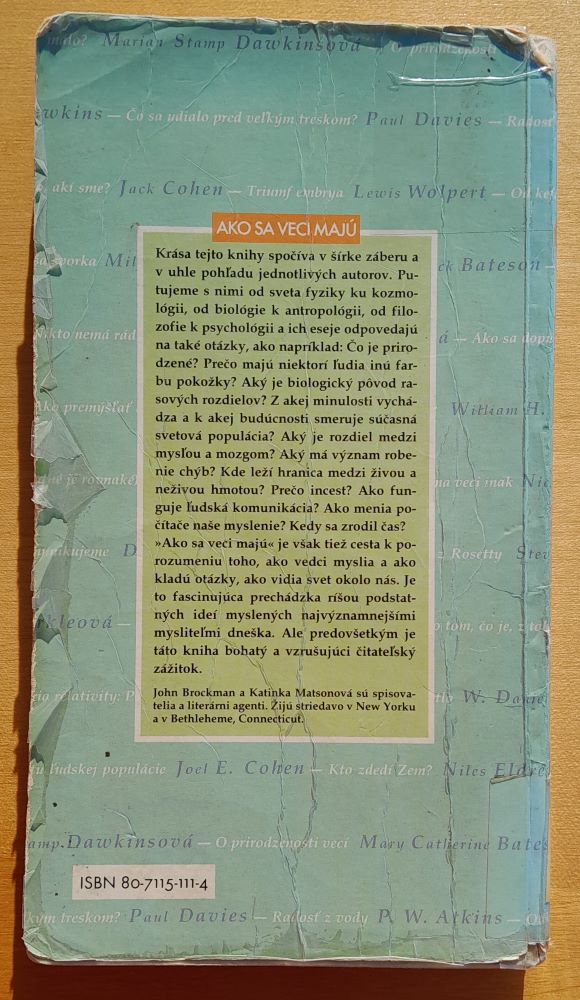 Ako sa veci majú / Sprievodca myšlienkami modernej vedy