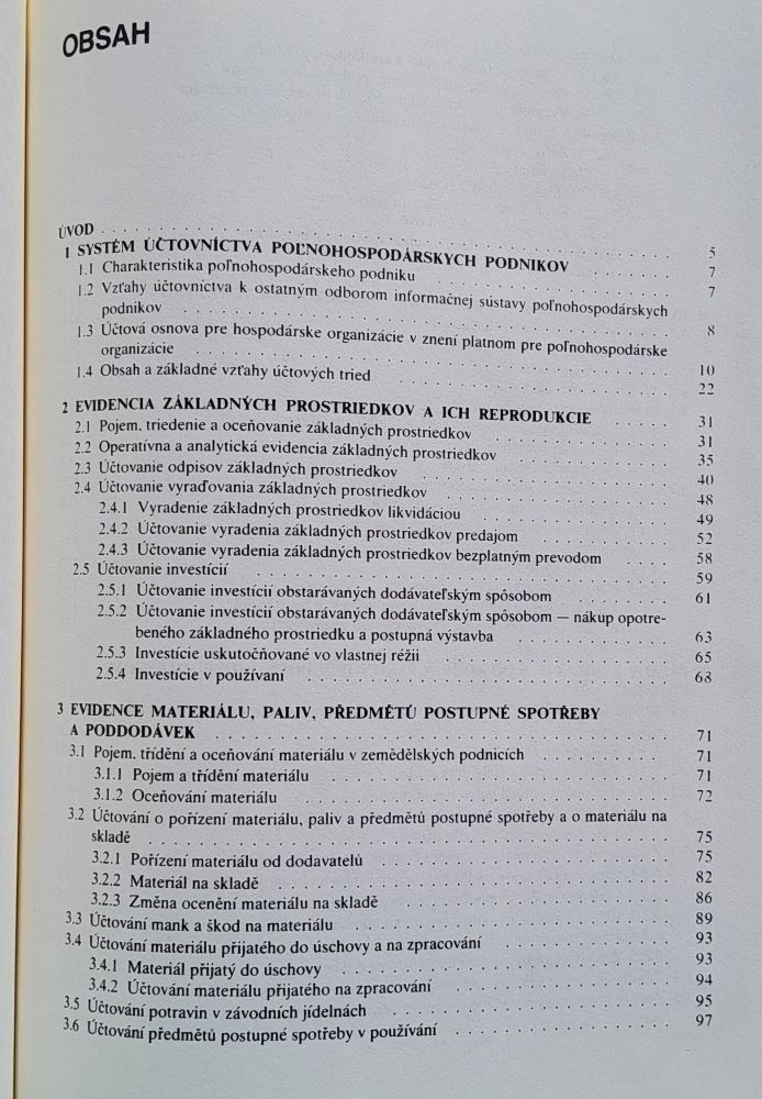 Účtovníctvo poľnohospodárskych podnikov