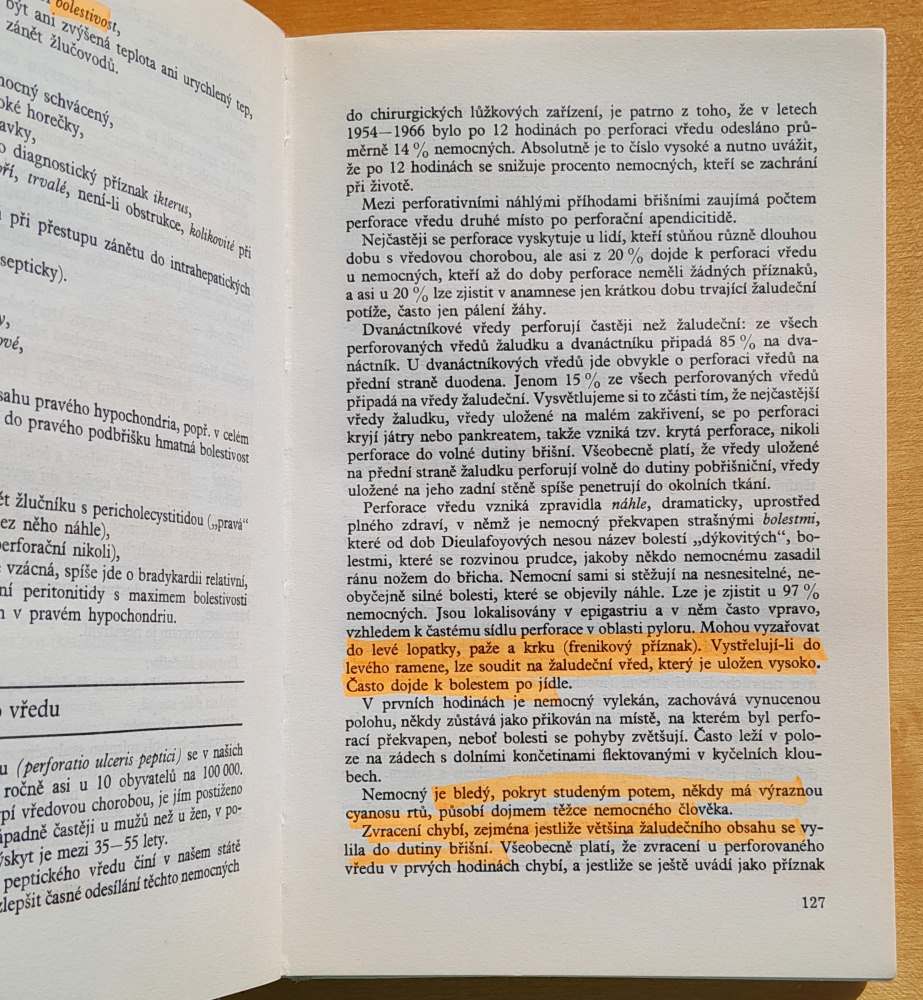 Diagnostika náhlých příhod břišních pro praktické lékaře