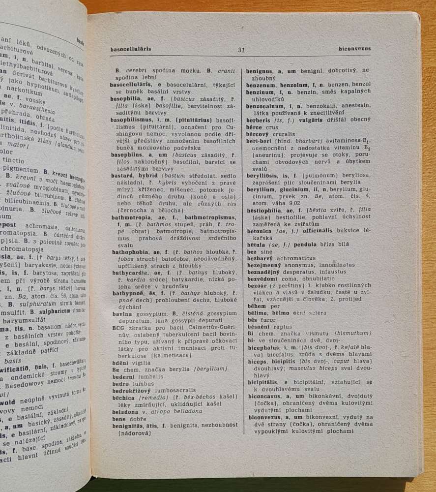 Stručný lékařský slovník