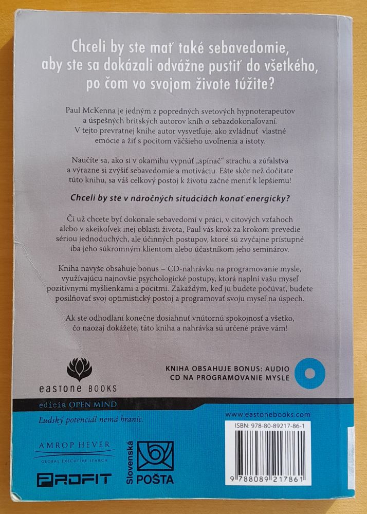 Okamžité sebavedomie / Odvaha pustiť sa do všetkého, po čom túžite