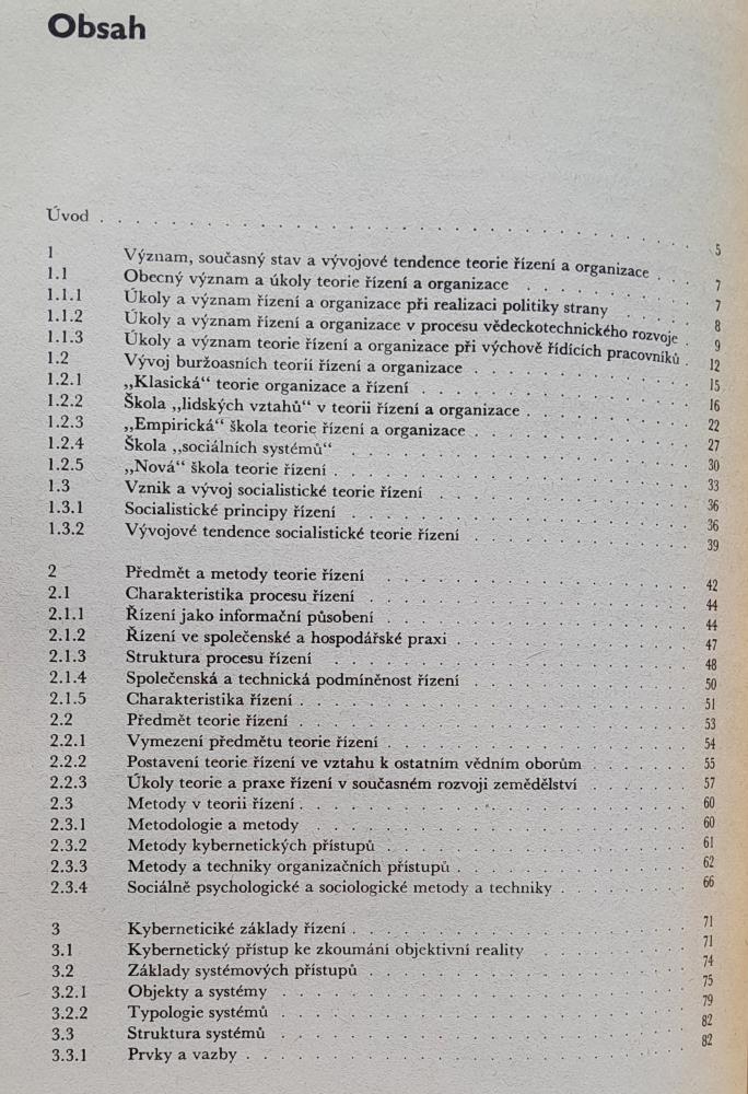 Teorie řízení v socialistickém zemědělství