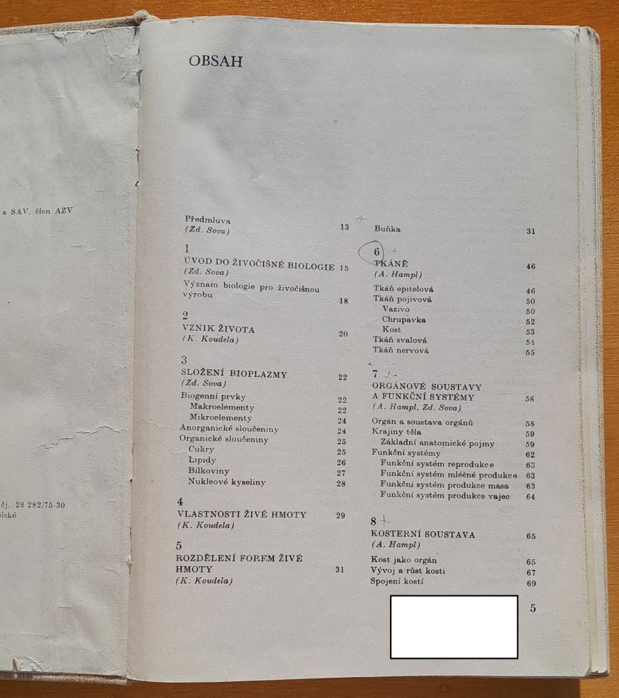 Biologické základy živočišné výroby