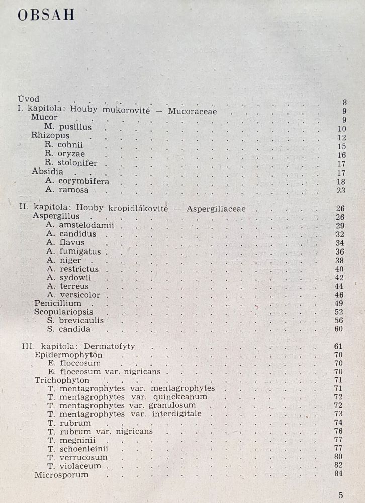 Malá lékařská mykologie