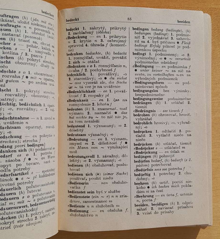 Nemecko-slovenský slovník / Deutsch-slowakisches Worterbuch