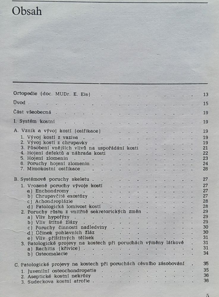 Ortopedie, traumatologie a ortopedická protetika / Učebnice pro zdravotnické školy