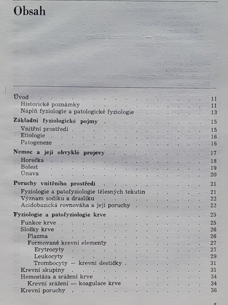 Fyziologie a patologie / 1. Patofyziologie / Učebnice pro zdravotnické školy