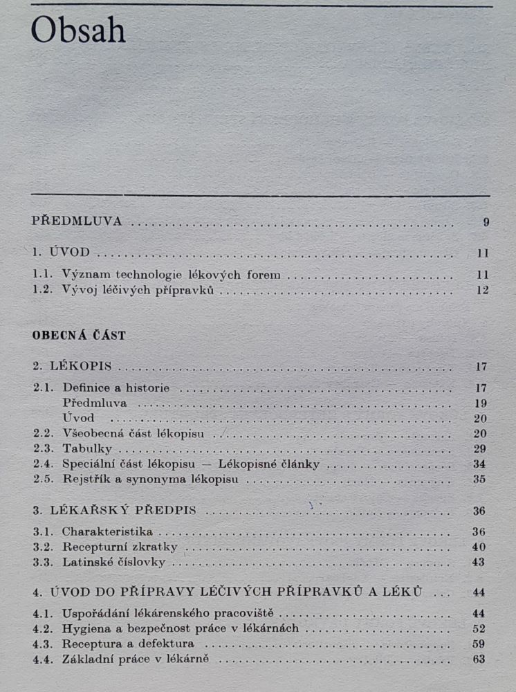 Technologie lékových forem / Učebnice pro zdravotnické školy