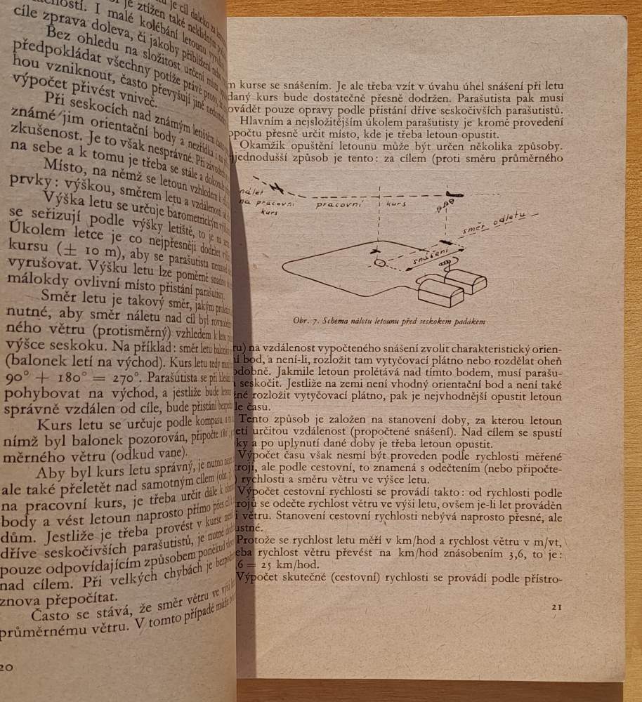 Seskoky padákem na přesnost přistání