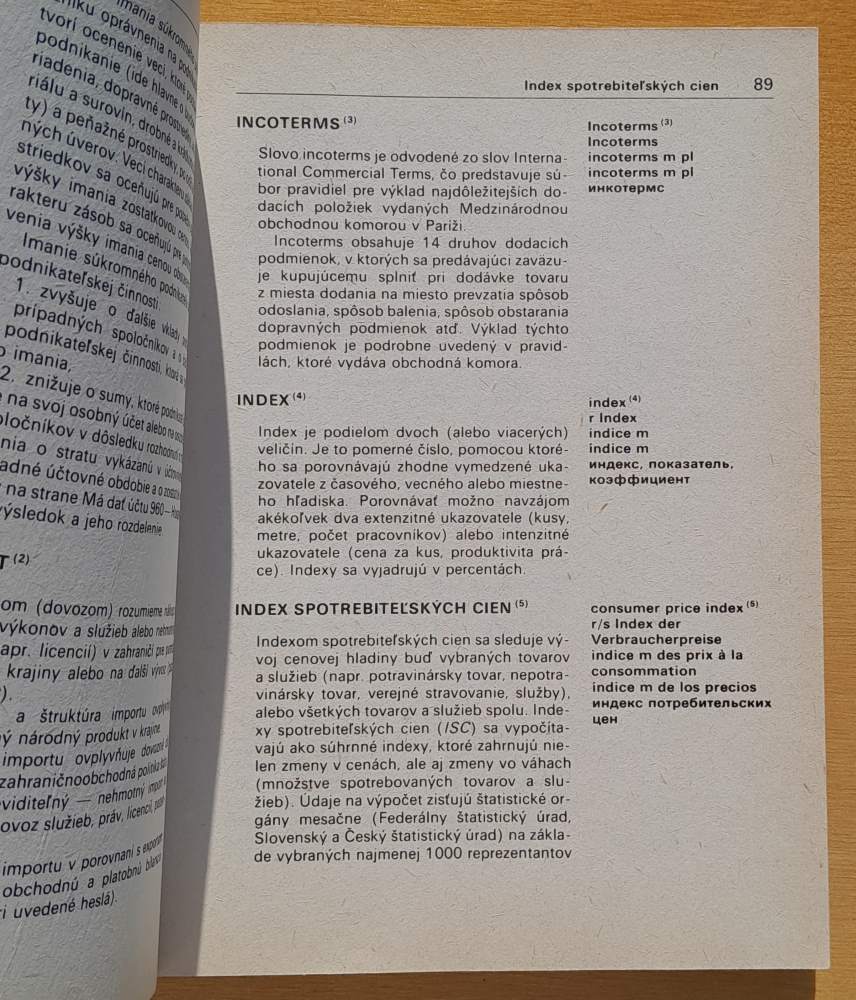 Výkladový slovník ekonomických pojmov