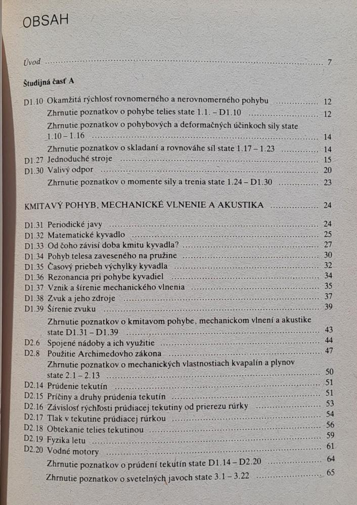 Doplnok k učivu fyziky