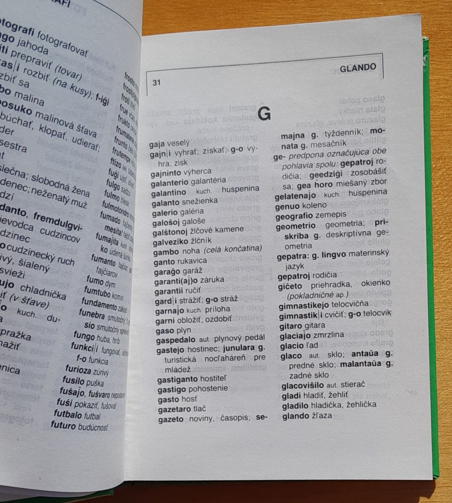 Slovensko-esperantský / Esperantsko-slovenský turistický slovník
