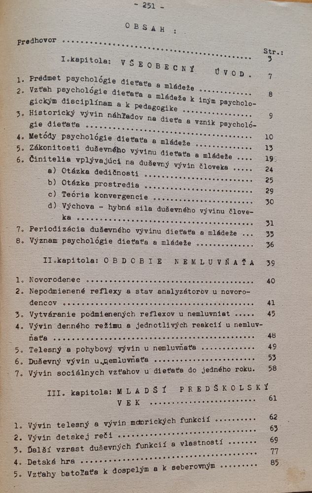 Psychológia dieťaťa a mládeže / Vysokoškolské učebné texty