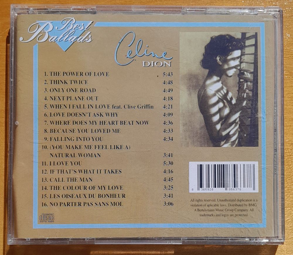 Celine Dion / Best Ballads / CD