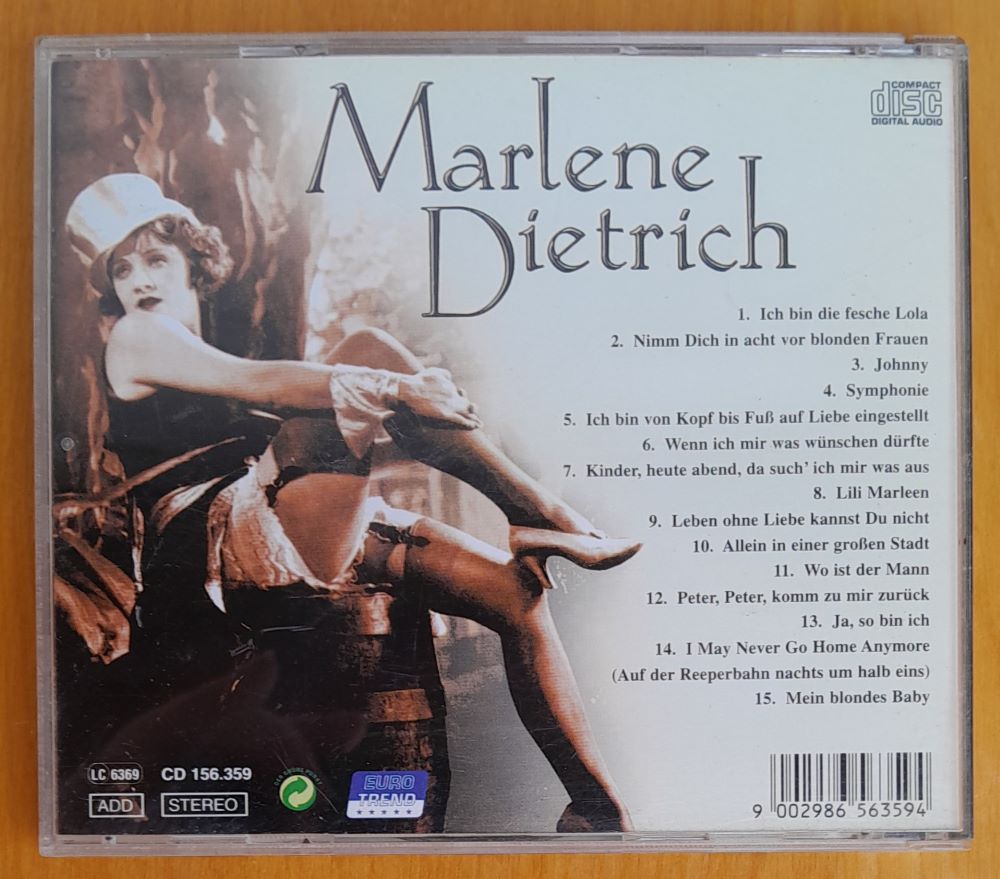 Marlene Dietrich / CD