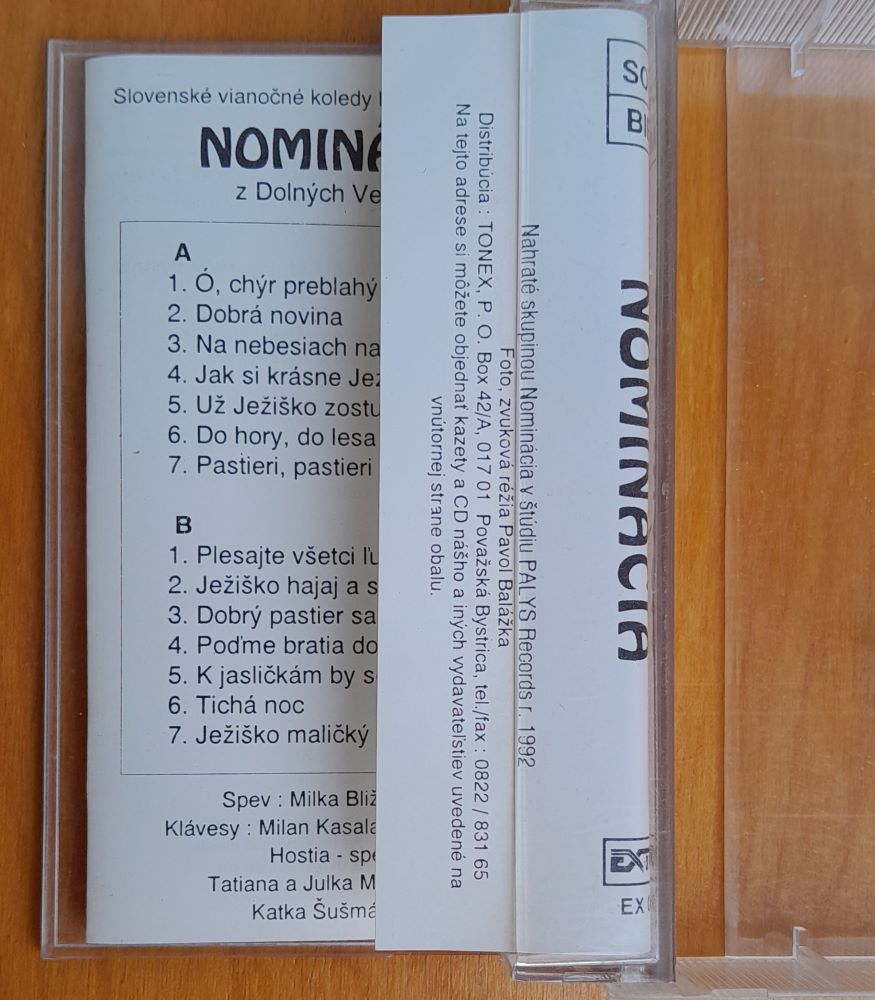 Slovenské vianočné koledy / Nominácia / MC / 1992