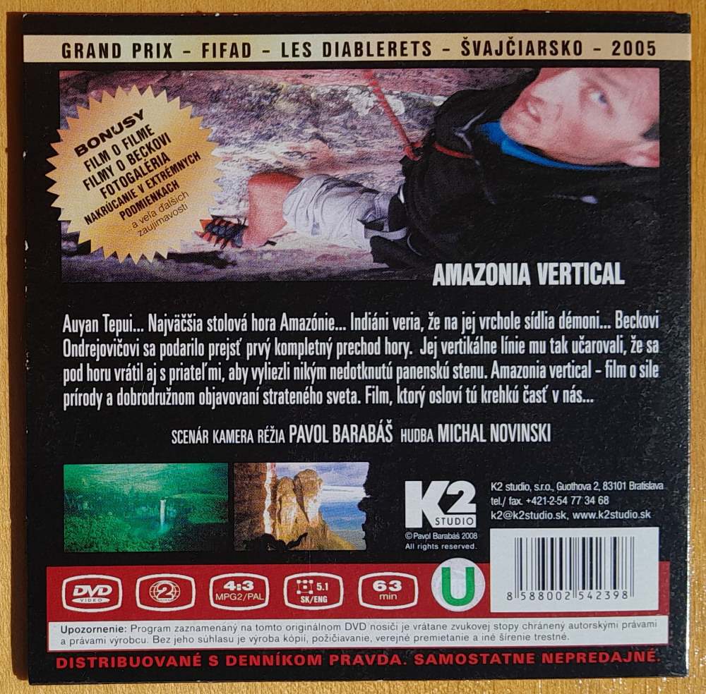 Amazonia Vertical / DVD / Pavol Barabáš