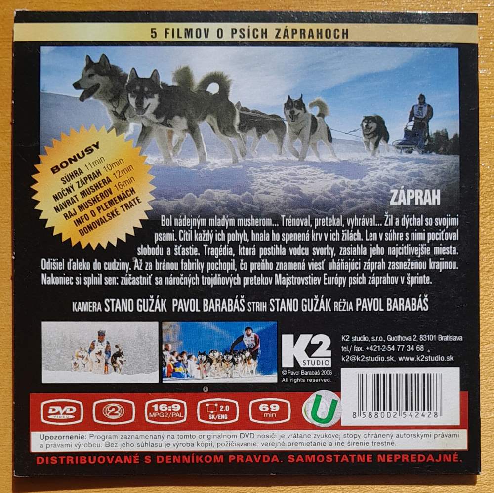 Záprah / Pre všetkých, čo milujú psov / DVD / Pavol Barabáš
