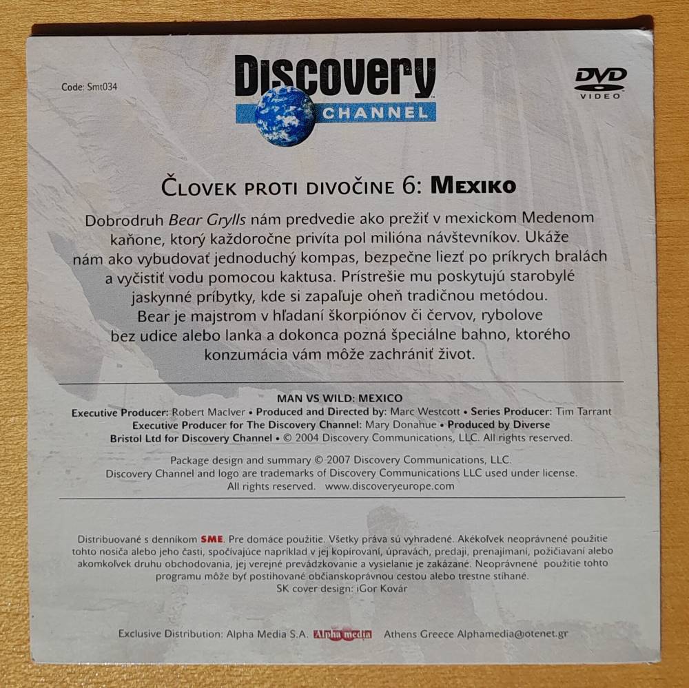 Človek proti divočine 6: Mexiko / DVD