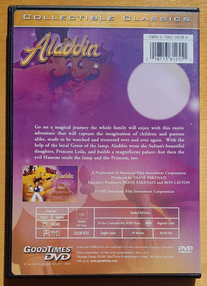 Aladdin / Collectible classics / DVD