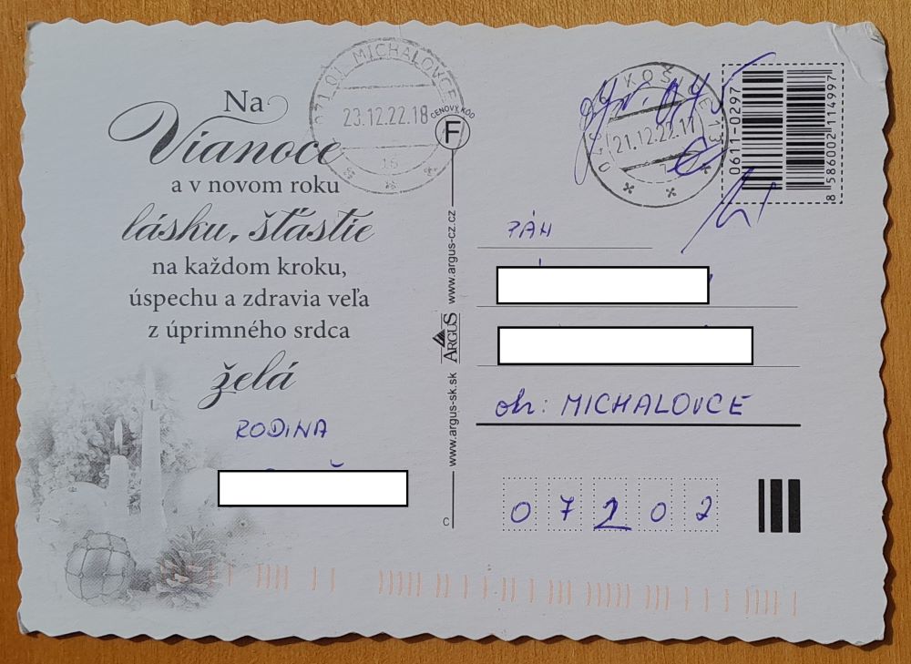 Vianočné prianie - 2022