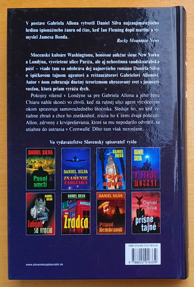 Špiónka / 11. diel série Agent Gabriel Allon