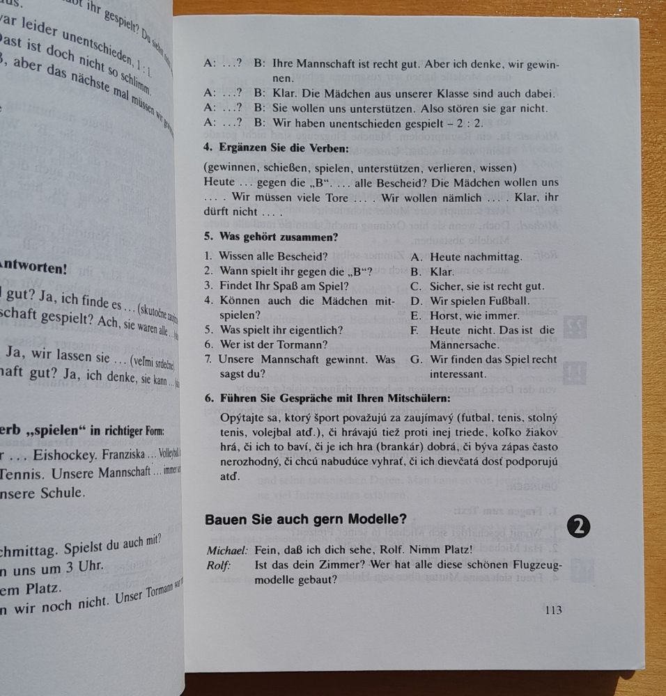 Nemecká konverzácia a čítanie
