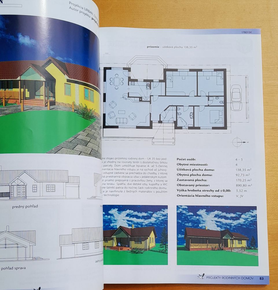 Projekty rodinných domov 2001/2