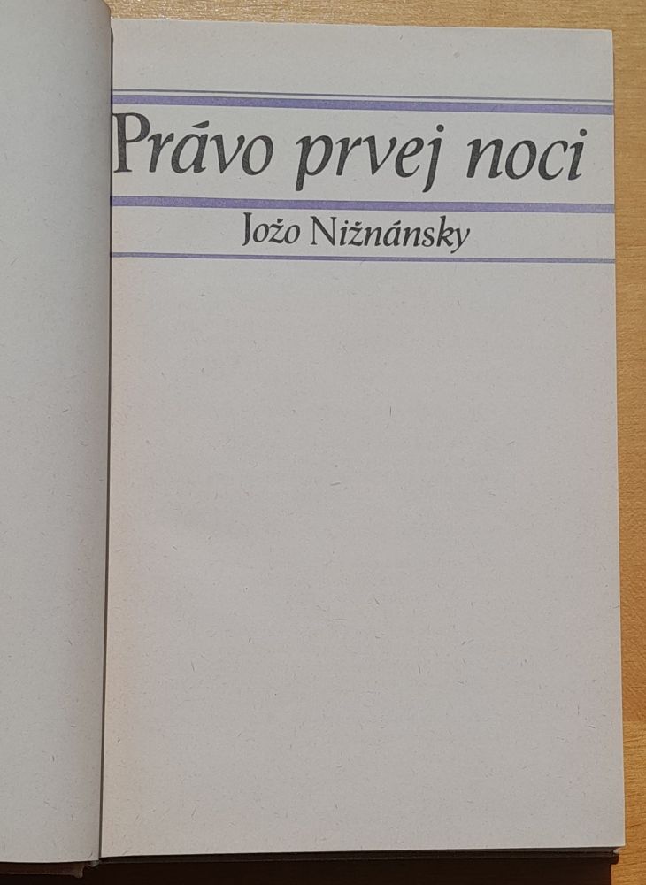 Právo prvej noci / Edícia Meteor