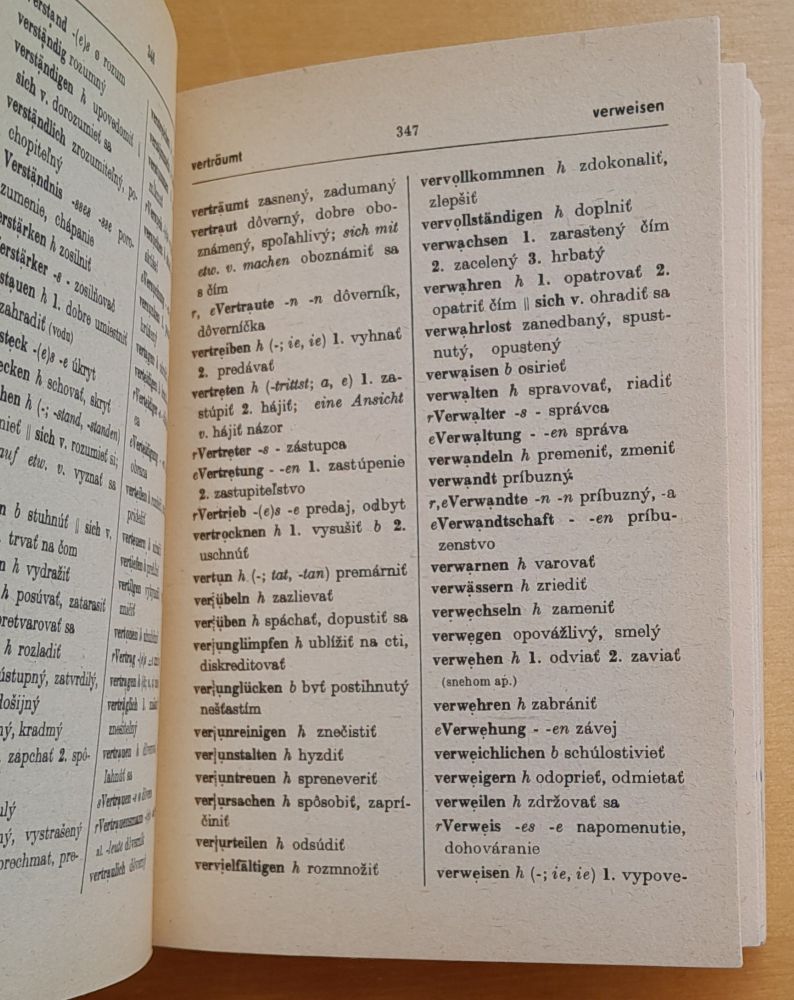 Nemecko-slovenský a slovensko-nemecký slovník