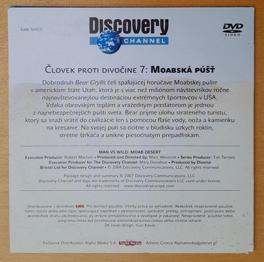 Človek proti divočine 7: Moabská púšť / Man vs Wild: Moab Desert / DVD