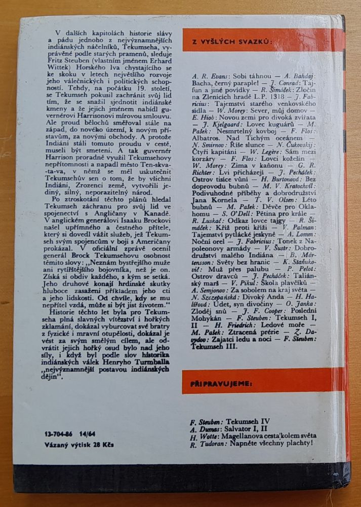 Tekumseh 3. díl / Knihy odvahy a dobrodružství