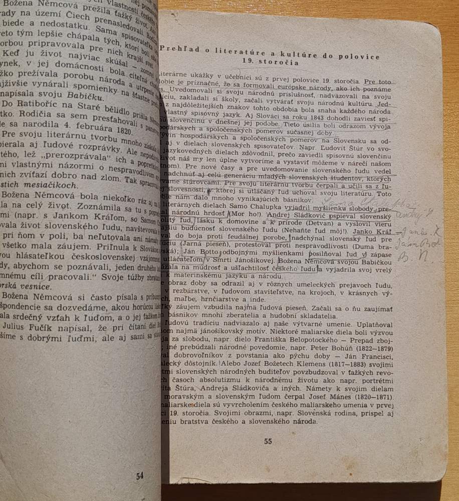 Literárna výchova, pre 8. ročník základnej deväťročnej školy