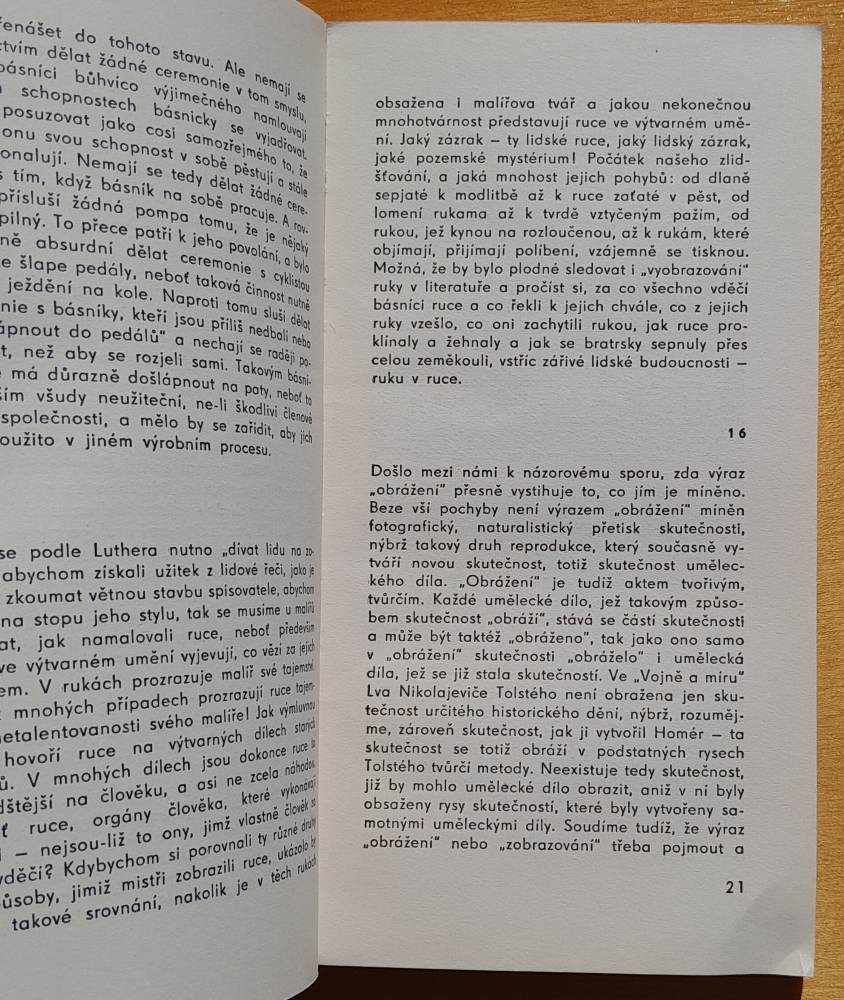 Poetický princip / Otázky a názory