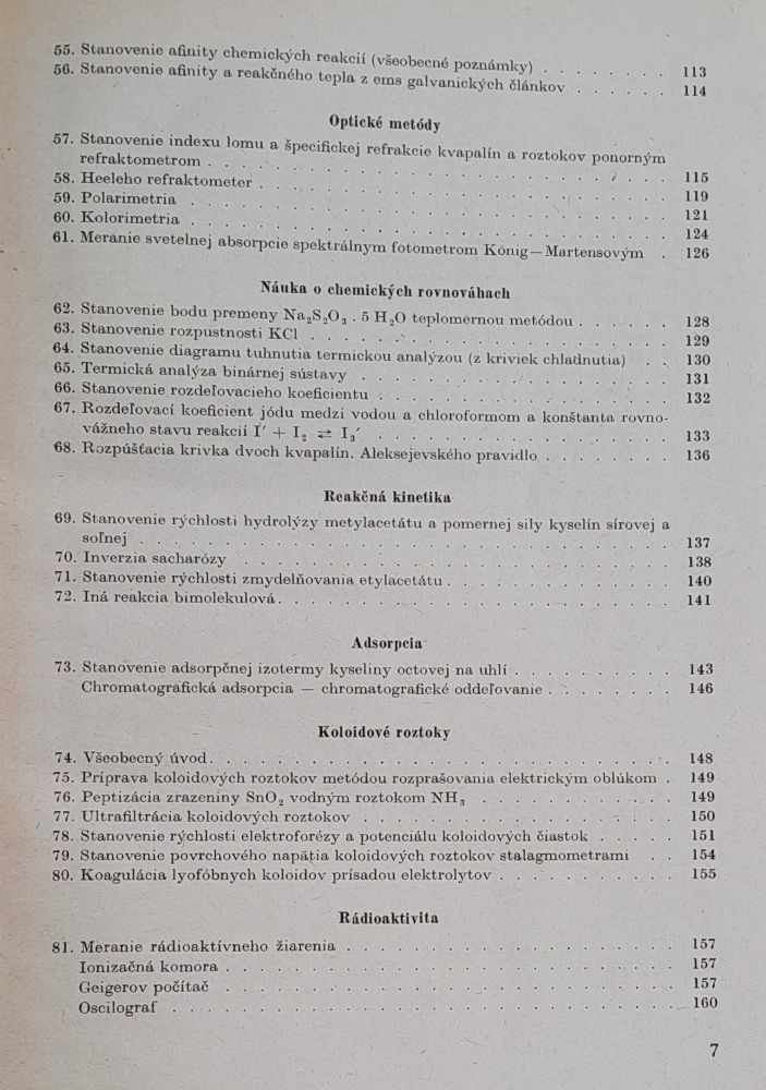 Cvičenie vo fyzikálnej chémii