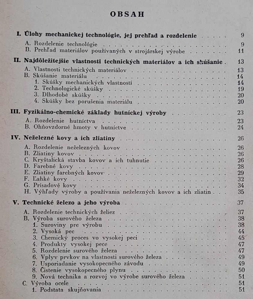 Technológia pre 1. ročník priemyselných škôl strojníckych