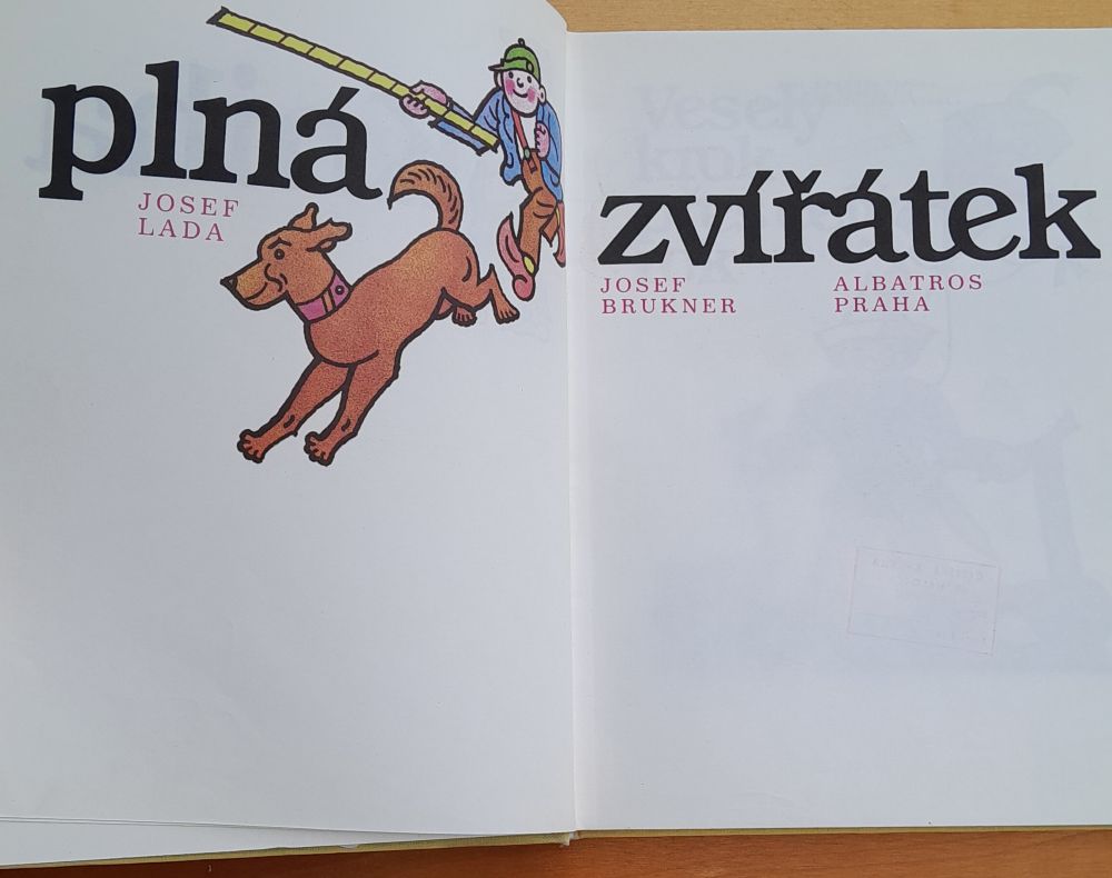 Kniha plná zvířatek